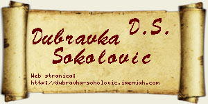Dubravka Sokolović vizit kartica